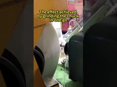 O efeito alcançado pela retificação do mandril de uma só vez