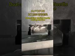 Máquina de corte de precisão de estação dupla para tubos e pontas de agulhas