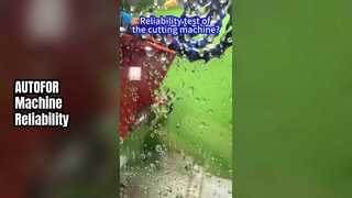 Teste de confiabilidade da máquina de corte?