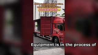 O equipamento está em processo de envio.