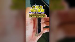 Capa para celular com vidro temperado