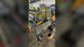 Máquina de corte de seringa de estação dupla